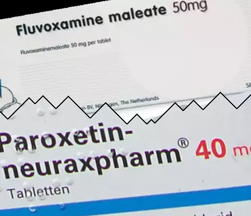 Fluvoxamin mot Paroxetin