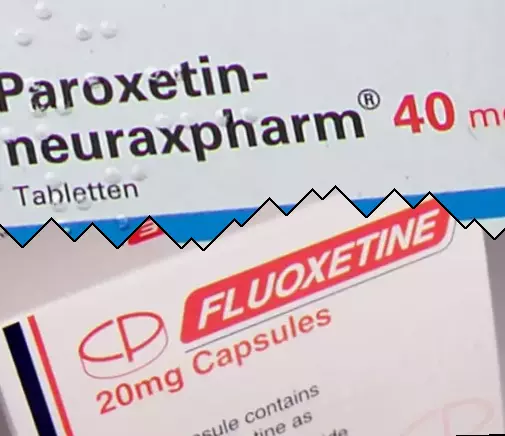 Paroxetin mot Fluoxetin